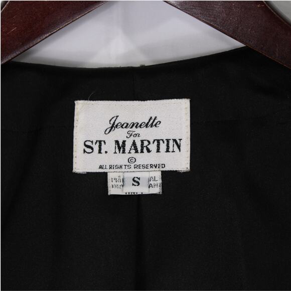 XS/S 80s Vintage Jeanette for St Martin Sequin Zipper Jacket & Pant Kastenberg - Picture 9 of 16